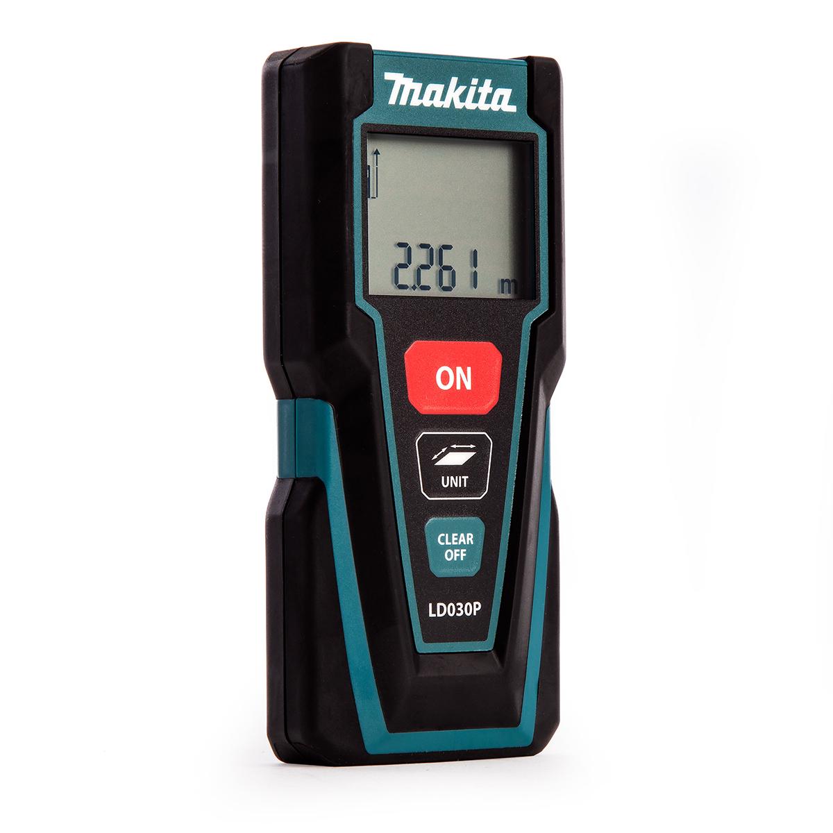 Лазерний далекомір Makita LD030P (AAA 1.5V, 30 м) з функцією обчислення площі (4417)