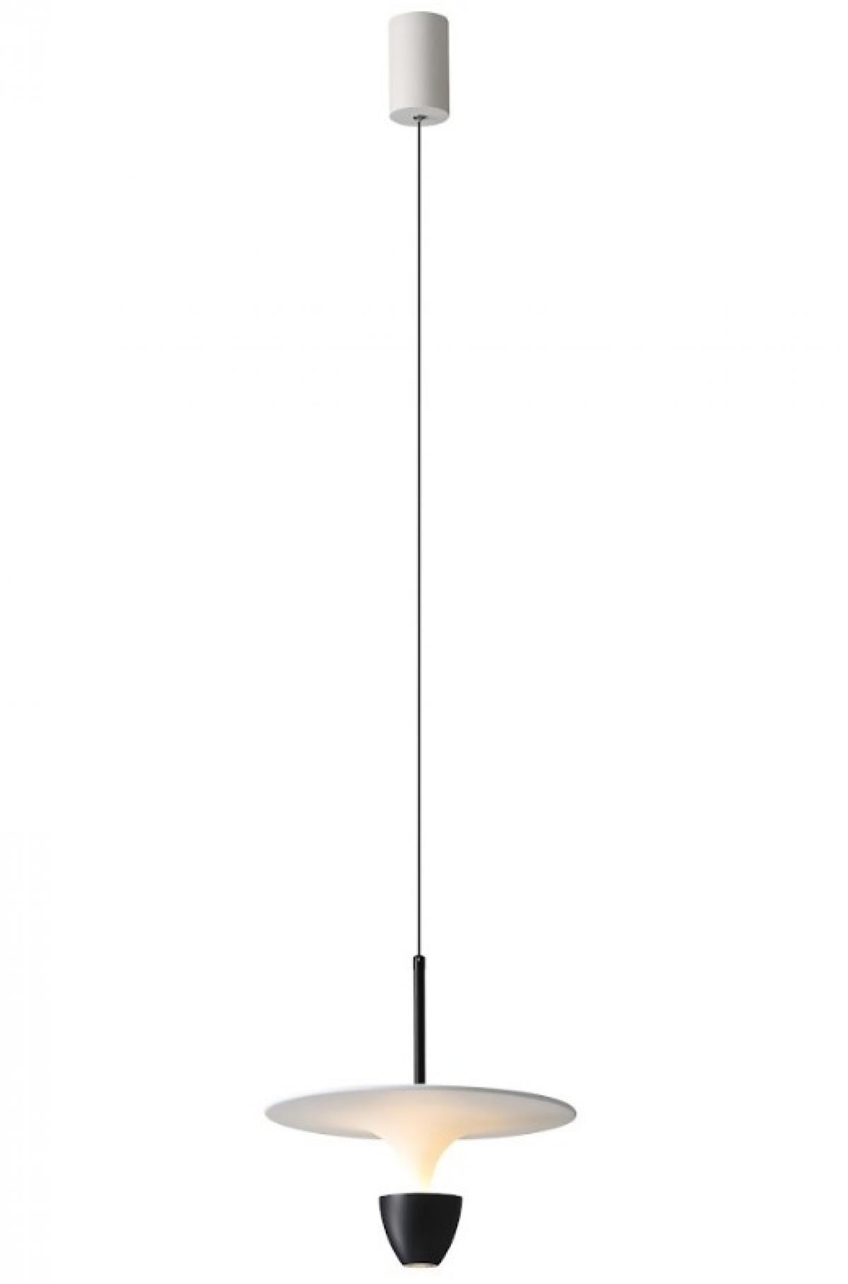 Светильник подвесной Kloodi Deco PE-NIMBA300 6W+6W 3K WH/BK Белый/Черный (11877419)