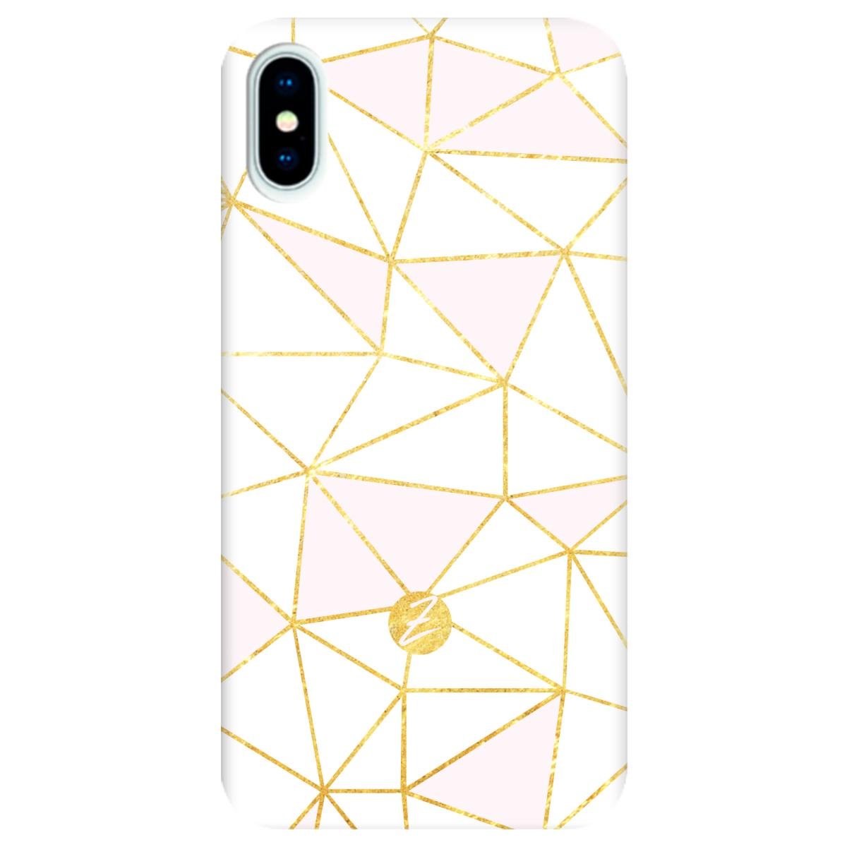 Силіконовий чохол Zorrov для Apple iPhone X - Gold Rose (10290050153033537)