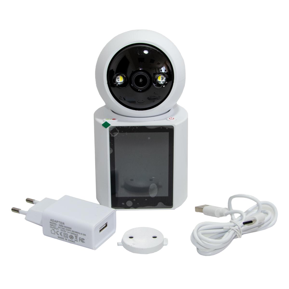 Відеоняня Video Calling Camera V3 WIFI Чорний (1010954-White) Відеоняня Video Calling Camera V3 WIFI Чорний (1010954-White)