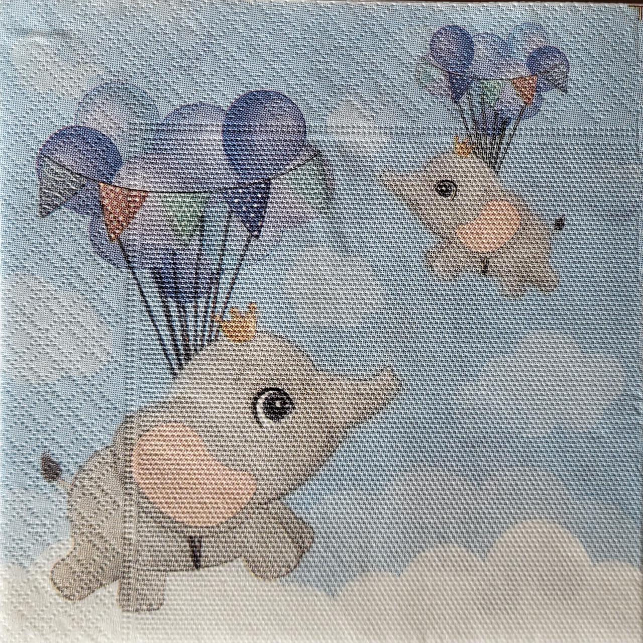 Салфетки столовые бумажные Sharm Слоник 33х33 см 20 шт. (31514069)