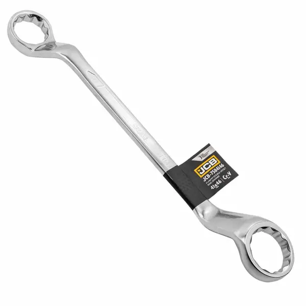 Ключ накидний 41-46 мм відігнутий на 45 градусів (7584146) - фото 1 Ключ накидний 41-46 мм відігнутий на 45 градусів (7584146) - фото 1