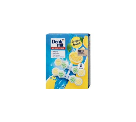 Туалетний блок Denkmit WC Blauspüler Lemon Splash 2 шт.