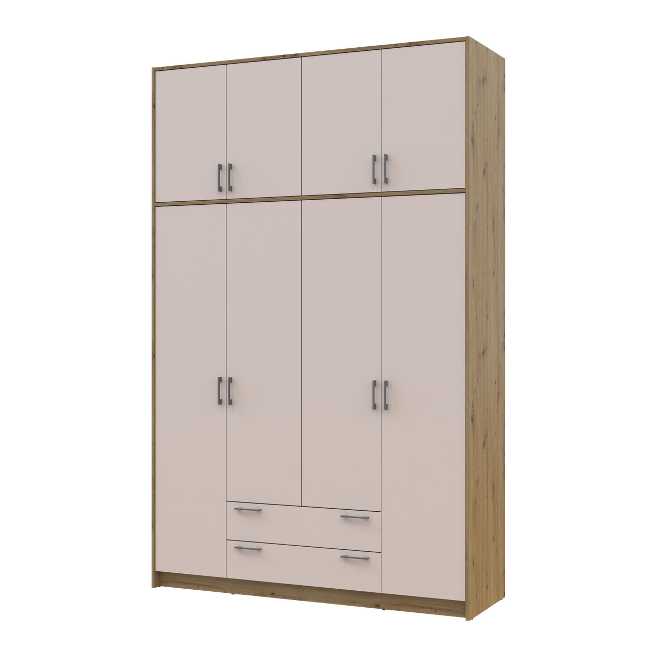 Антресоль висока Doros Ронді 4 ДСП 160х52х65 см Дуб Артізан/Кашемір (41516185) - фото 7 Антресоль висока Doros Ронді 4 ДСП 160х52х65 см Дуб Артізан/Кашемір (41516185) - фото 7