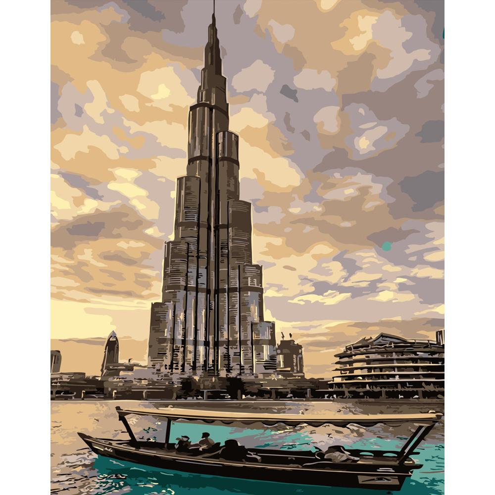 Картина за номерами Strateg Преміум Неймовірна архітектура 40x50 см (DY047) Картина за номерами Strateg Преміум Неймовірна архітектура 40x50 см (DY047)