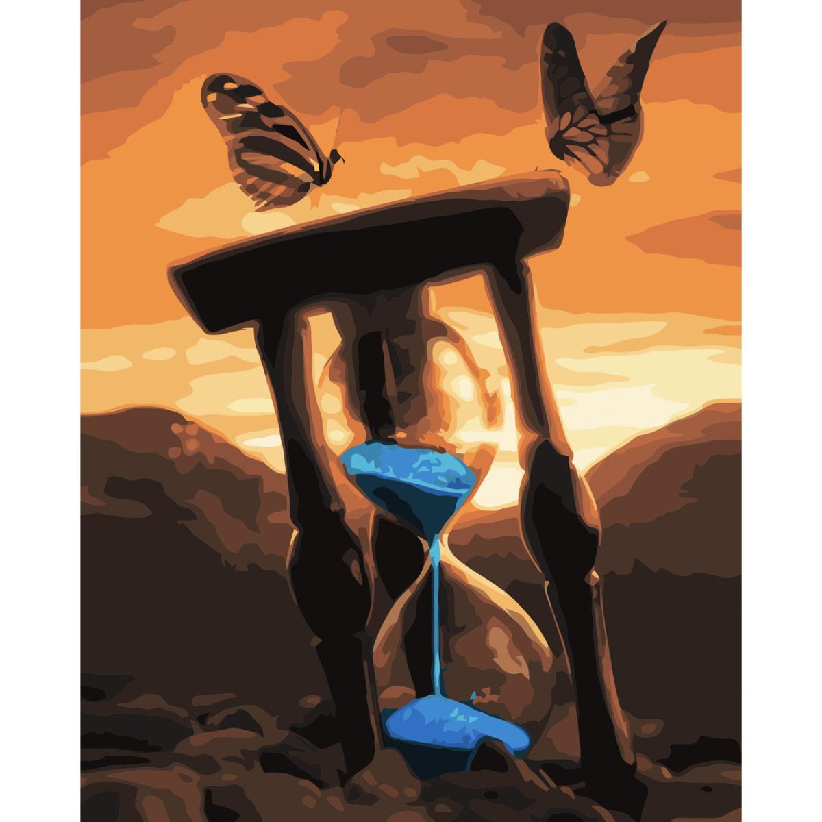 Картина по номерам Strateg Текущее время 40x50 см (VA-3712)