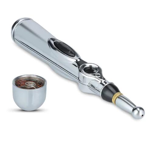 Ручка для лица акупунктурная Massage pen W-912 + насадки - фото 11