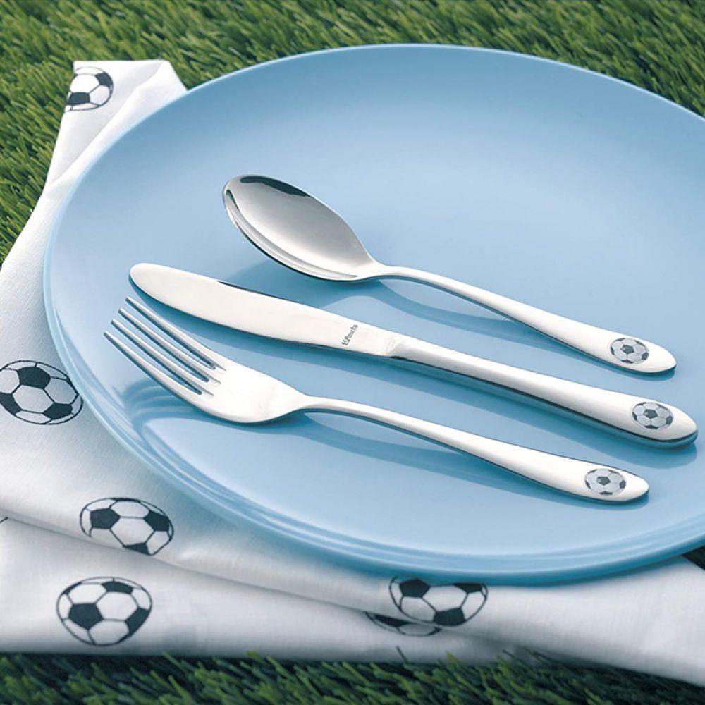 Набор детских столовых приборов Amefa Footie 3 предмета (F842200G020A30) - фото 3 Набор детских столовых приборов Amefa Footie 3 предмета (F842200G020A30) - фото 3