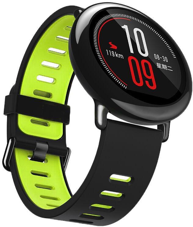 Ремінець Traf для Amazfit Pace Black Green (33361-4A)