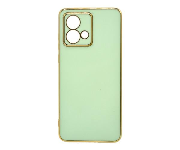 Чехол накладка Silicone Adds 6D для Motorola Moto G84 Бирюзовый