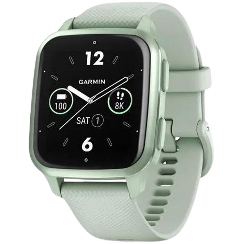 Смарт-годинник Garmin Venu Sq 2 Metallic Mint Aluminium Bezel with Cool Mint Case and Silicone Band (010-02701-12) - фото 8