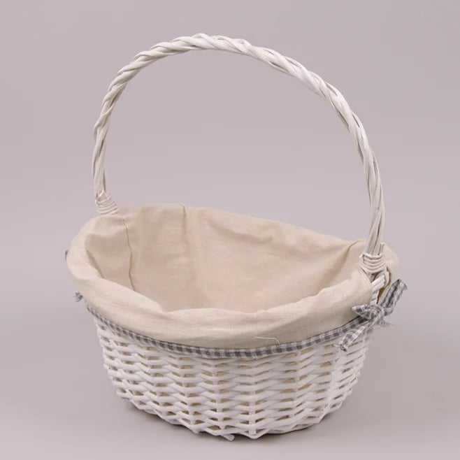 Кошик з тканиною Flora (5115)