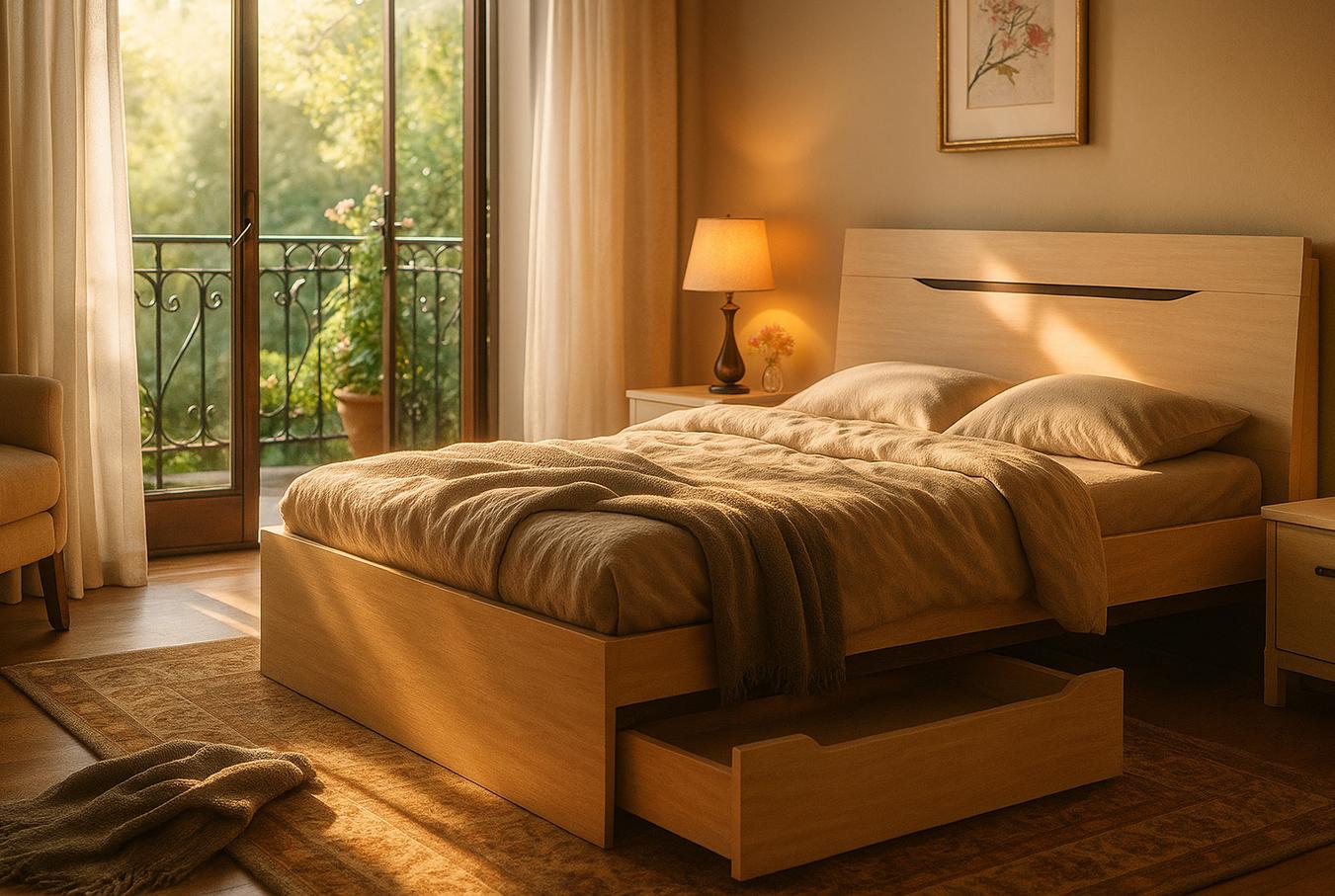 Кровать Мастер Форм Аякс с ящиком 1650х2000х870 мм Дуб молочный/Венге магия (21039) Кровать Мастер Форм Аякс с ящиком 1650х2000х870 мм Дуб молочный/Венге магия (21039)