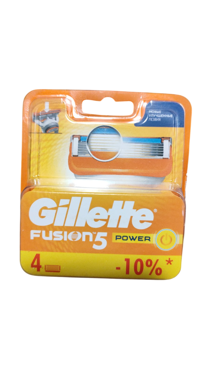 Картриджі GILLETTE Fusion Power Box 4 шт. (4403377) - фото 5