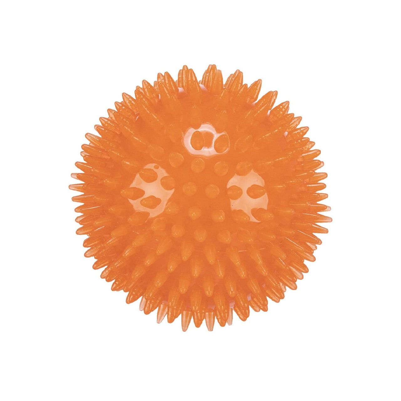 Игрушка для собак Trixie Мяч игольчатый для массажа десен термопластичная резина 8 см (4011905336510)