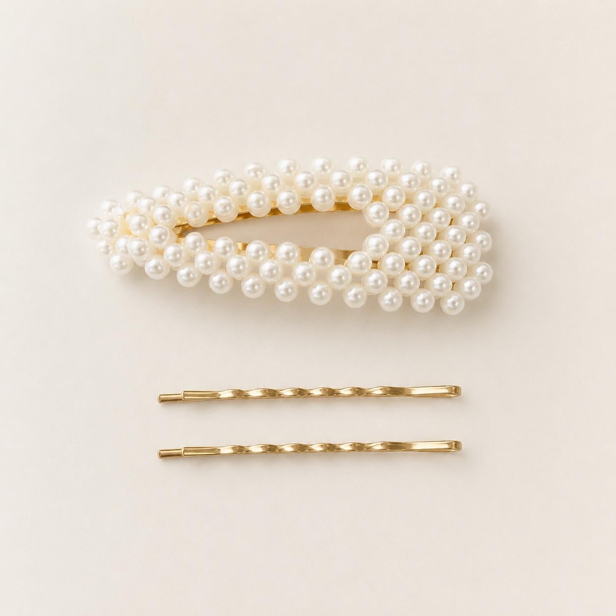Набор для волос Golden pearl шпилек и невидимок 3 шт. (1886412609)