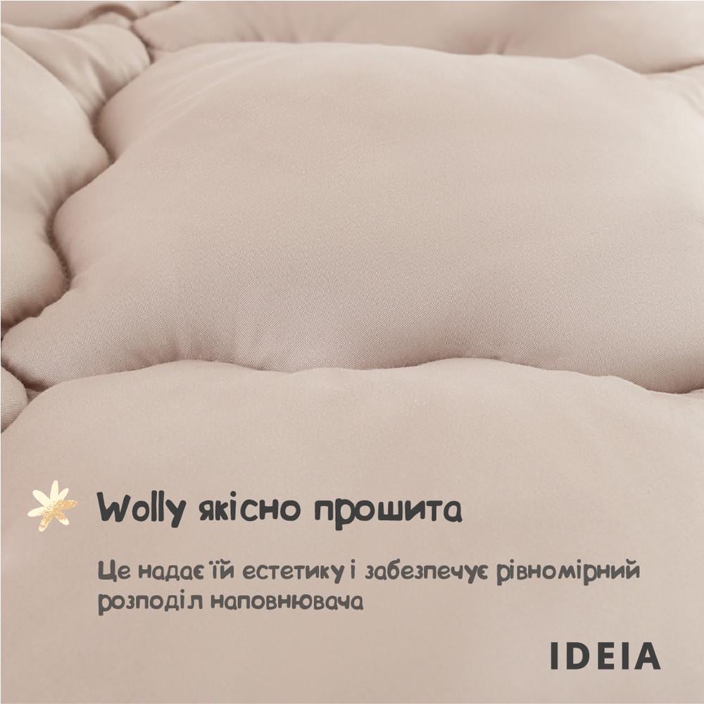 Ковдра зимова IDEIA Woolly вовняна 140х210 см (2243501190) - фото 4