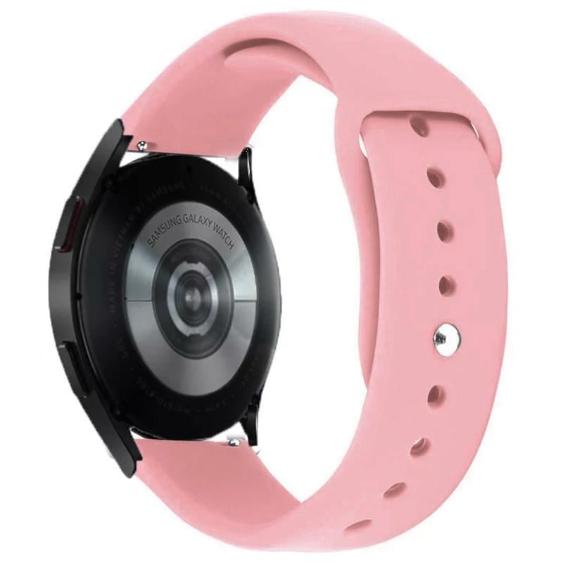 Ремінець силіконовий Sport для Smart Watch 20 мм Рожевий/Light pink (00000068670_20)