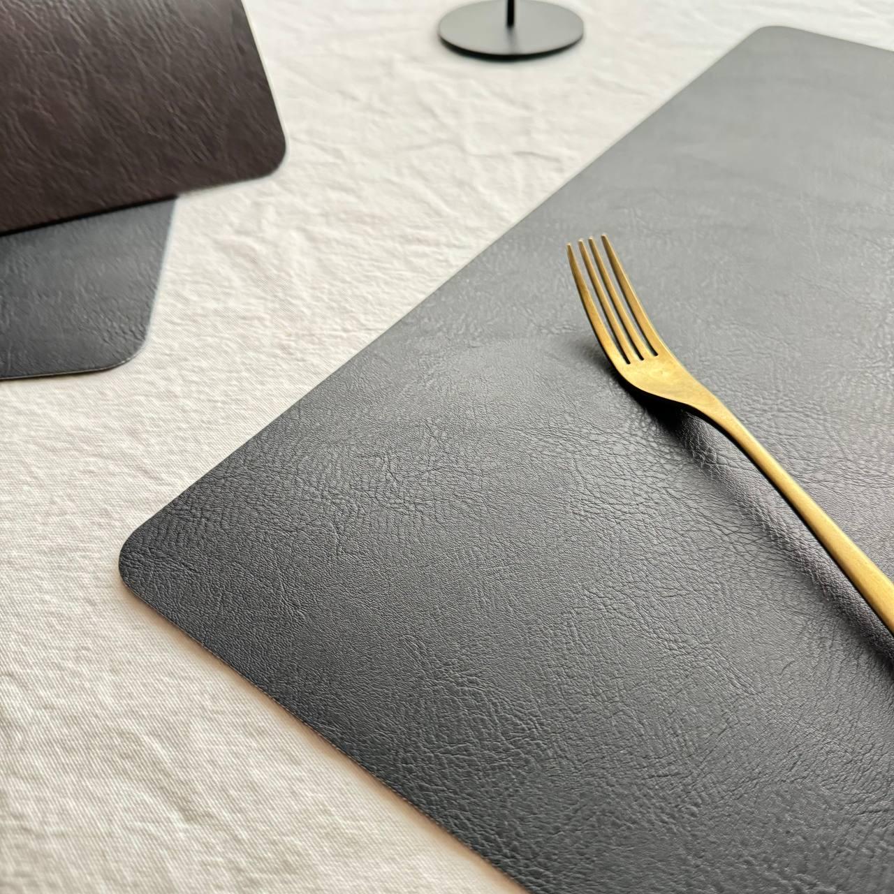 Коврик для сервировки двухсторонний прямоугольный 45x30 см Черный (BP-1075) - фото 2 Коврик для сервировки двухсторонний прямоугольный 45x30 см Черный (BP-1075) - фото 2