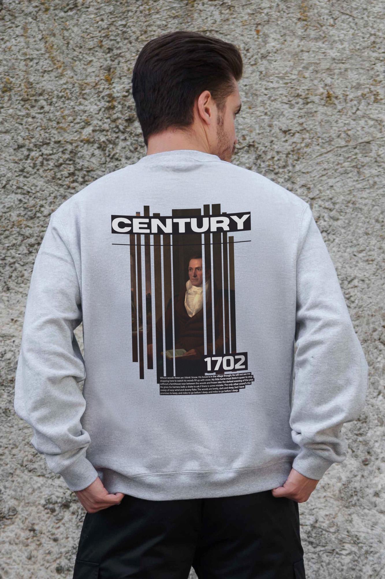 Свитшот оверсайз Without Century S/M Grey (S/M8055694)