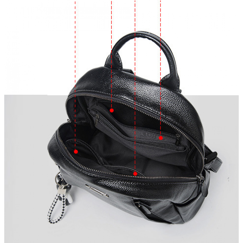 Рюкзак міський жіночий 33х31х13 см Чорний (798) - фото 6 Рюкзак міський жіночий 33х31х13 см Чорний (798) - фото 6