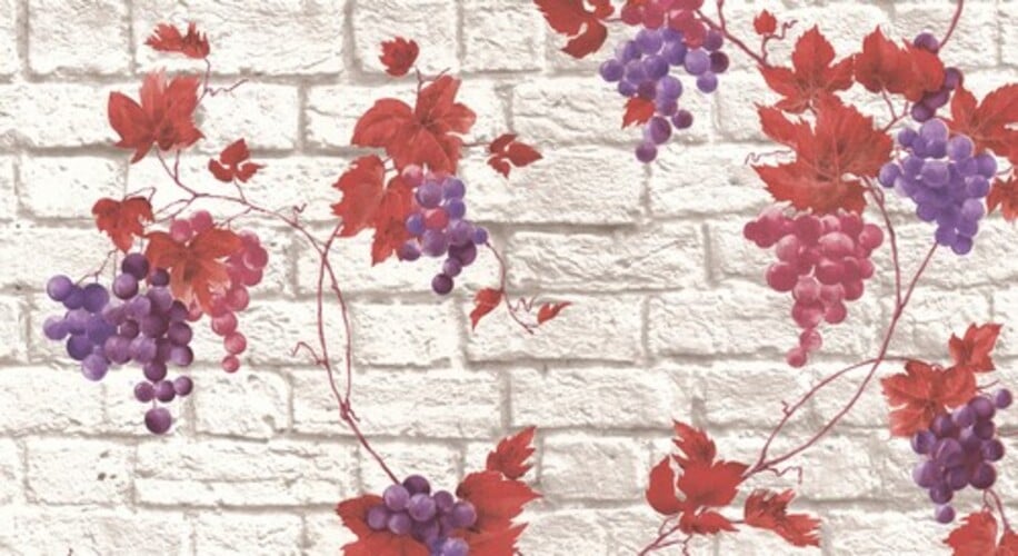 Обои на бумажной основе влагостойкие Шарм 136-06 Лидия 0,53х10 м Красно-розовый (63481858545099340e54c407)