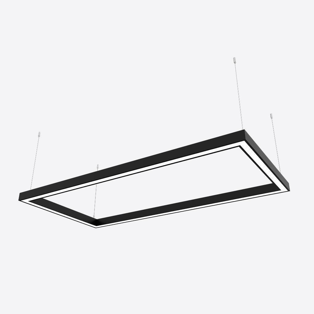 Светильник светодиодный X-LED дымчатый 120 Вт прямоугольник 840x440x43 мм Черный (LSNP-120db) - фото 3 Светильник светодиодный X-LED дымчатый 120 Вт прямоугольник 840x440x43 мм Черный (LSNP-120db) - фото 3