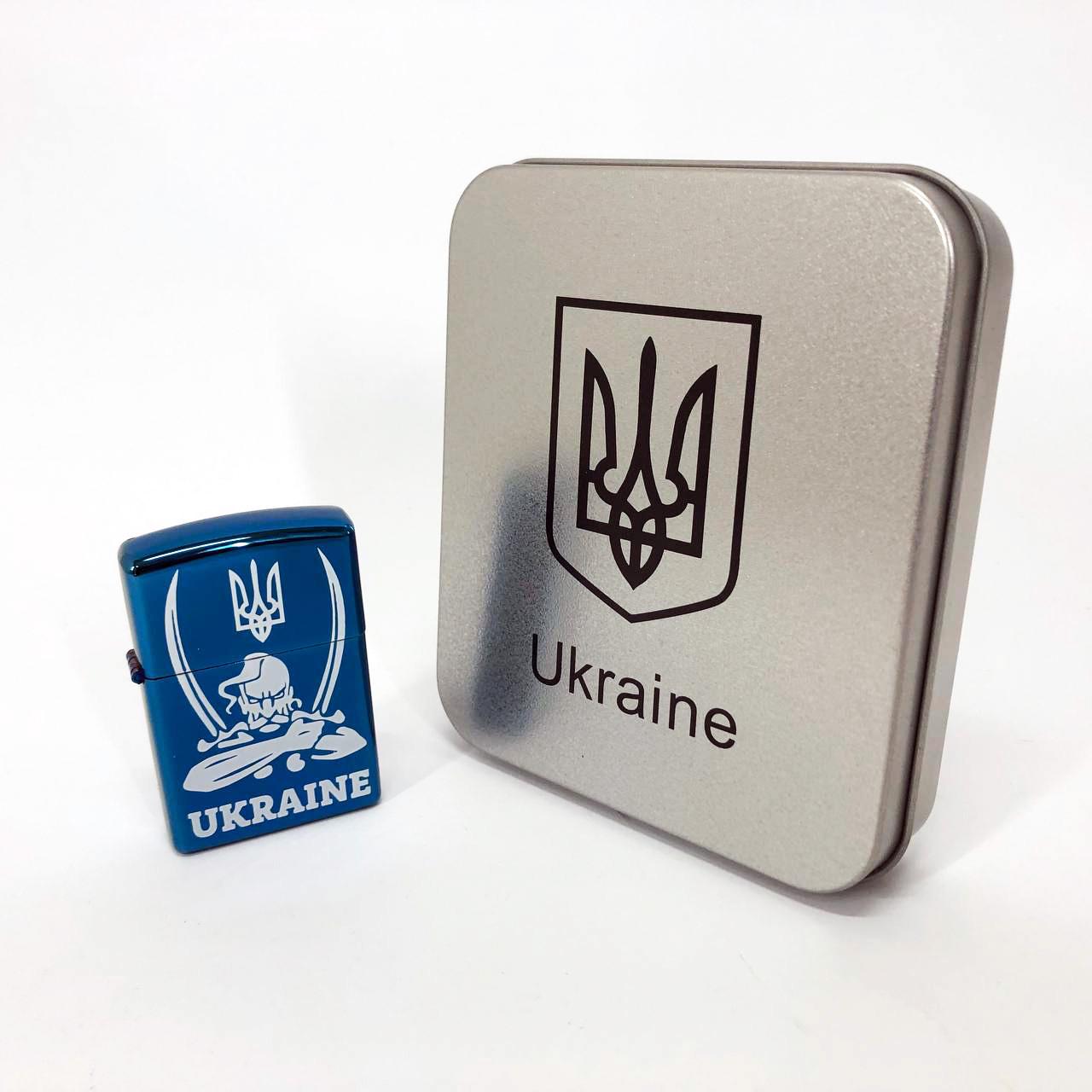 Зажигалка дуговая электроимпульсная зажигалка USB Украина Синий (HL-449) - фото 5 Зажигалка дуговая электроимпульсная зажигалка USB Украина Синий (HL-449) - фото 5