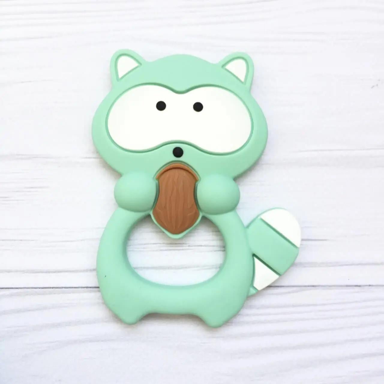 Прорезыватель для зубов Енот Мятный