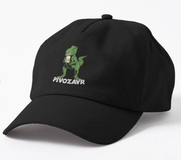 Кепка унисекс Malfini Pivozavr Черный (ПН17К-1)