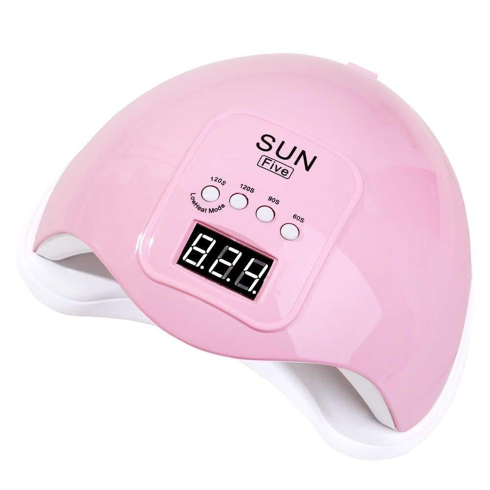 Лампа маникюрная гибридная Sun 5 UV/LED 48 W Pink (3_04079) - фото 1