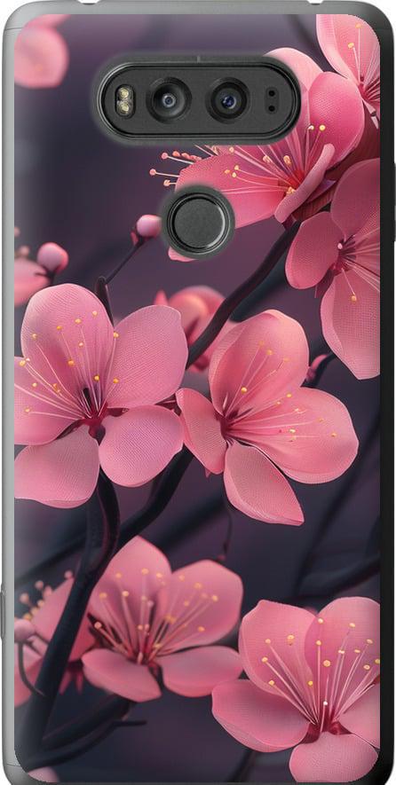 Чехол на LG V20 Пурпурная сакура (6075t-787-42517)