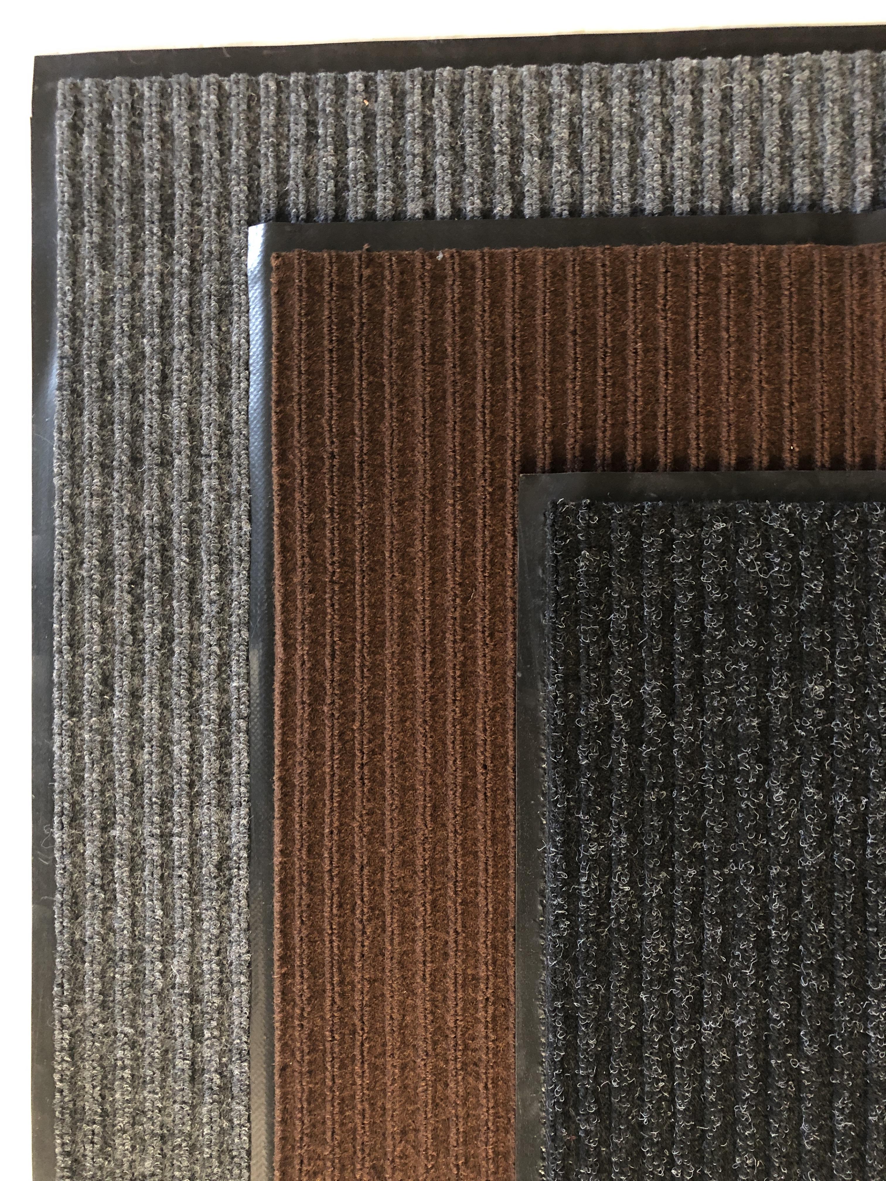 Брудозахисний килим Пекин на ПВХ основі 800х1200 мм Коричневий - фото 3 Брудозахисний килим Пекин на ПВХ основі 800х1200 мм Коричневий - фото 3