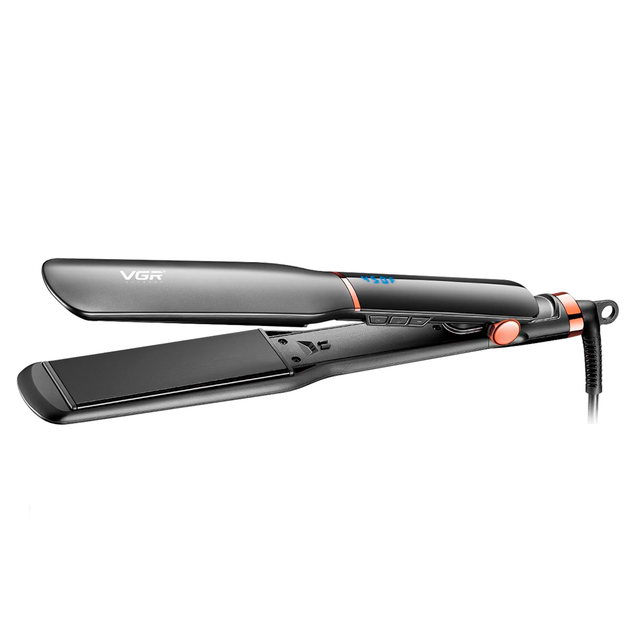 Випрямляч для волосся VGR V-519S керамічні пластини 38 мм 7 режимів швидкий нагрів 230°C 70 Вт Чорний (ML-04841)
