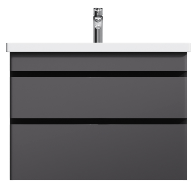 Тумба з умивальником підвісна AM.PM HIT M93A-FHX0752-WC0752GM38 76x58x43 см Сірий (157320) Тумба з умивальником підвісна AM.PM HIT M93A-FHX0752-WC0752GM38 76x58x43 см Сірий (157320)