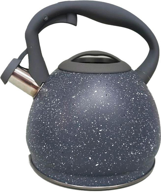 Чайник со свистком Krauzer Granite Line 78412 3 л Серый (8-6-5134686)