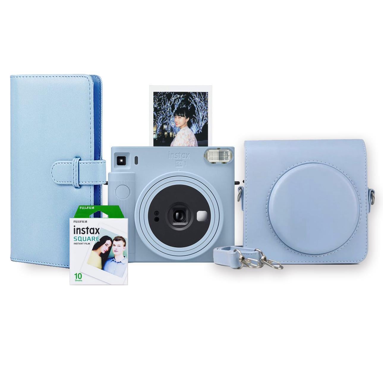Камера моментальной печати Fujifilm Instax Square SQ 1 + Чехол + Фотоальбом + Фотопленка 10 шт. Blue