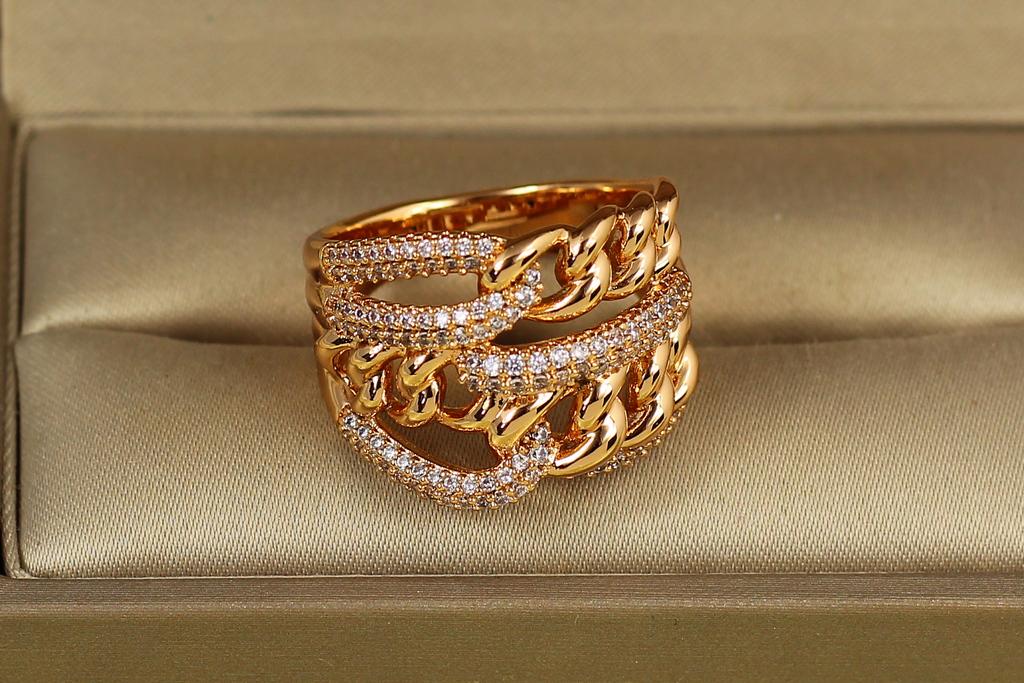 Кольцо Xuping Jewelry Сеньора р. 20 Золотистый (29862485)