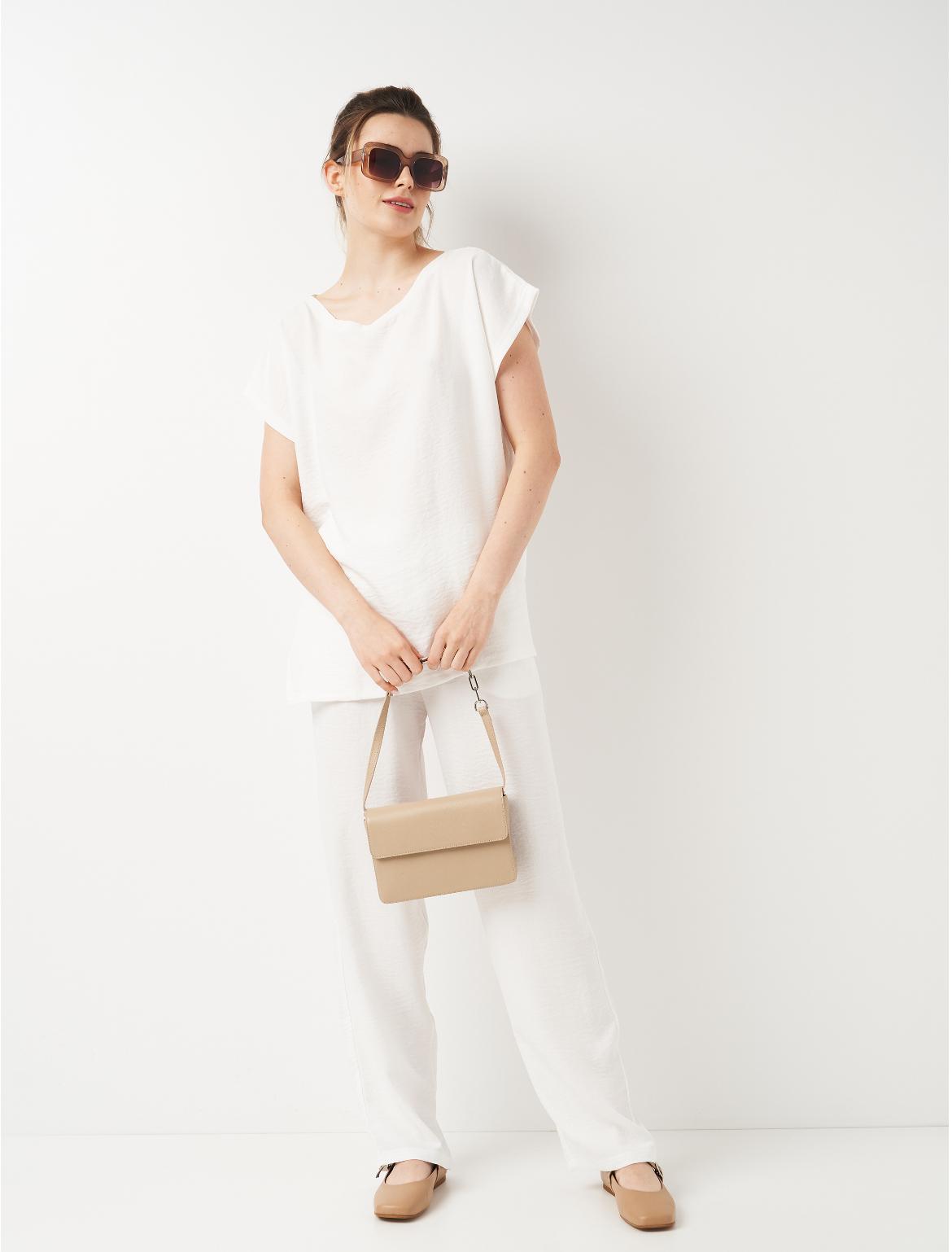 Костюм женский с муслина Наргиз р. 58 Белый