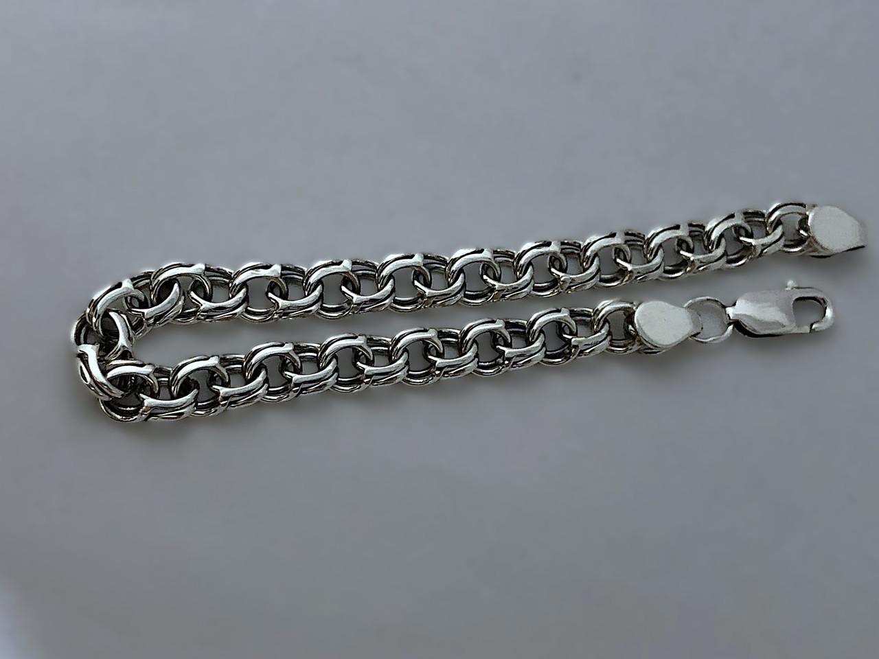 Браслет серебряный Казацкий бисмарк 19-23 р. 22