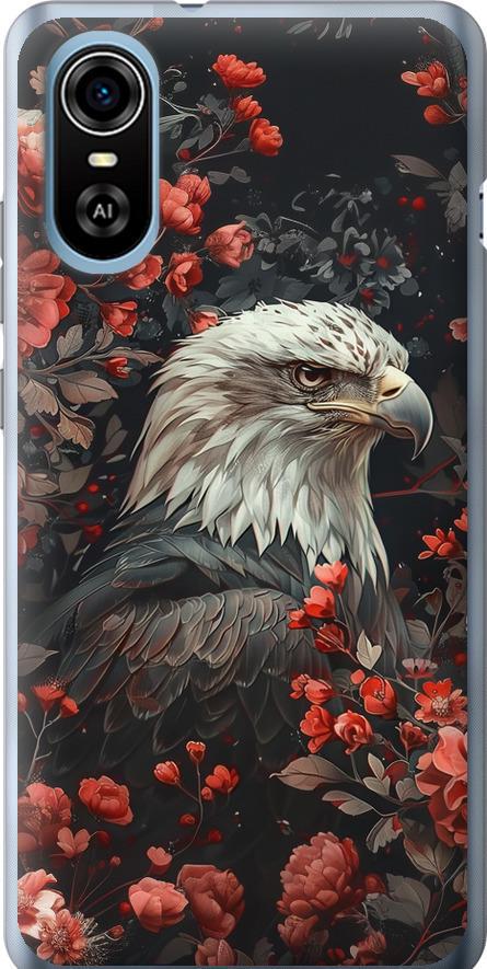 Чехол на ZTE Blade A31 Plus Цветочный страж (6102u-2637-42517)