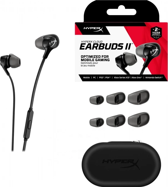 Наушники HyperX Cloud Earbuds II Черный - фото 6