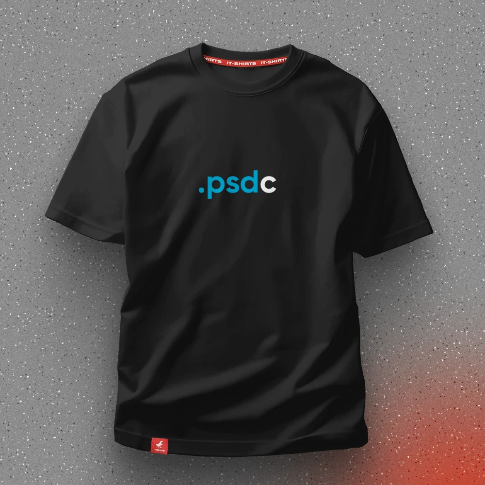 Футболка дизайнера .PSDC коли життя — суцільні правки XXL Чорний (IT-216T-B-XXL)