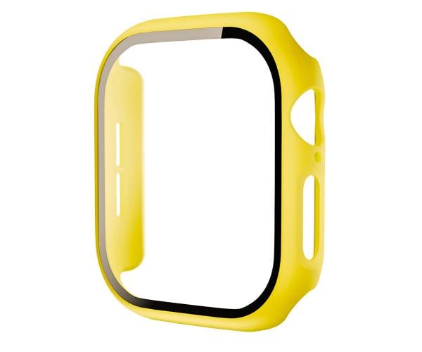 Чохол із захисним склом Protective Cover with Glass для Apple Watch Series 10 42 мм Жовтий