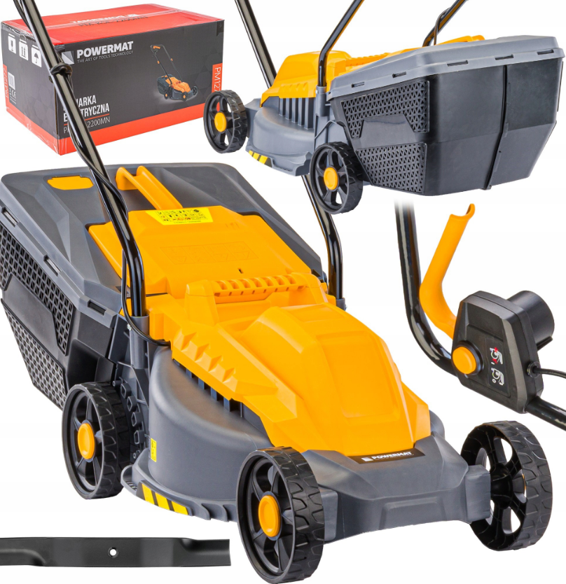 Газонокосарка електрична Powermat 2200 Вт 30 л (PM127712) - фото 2