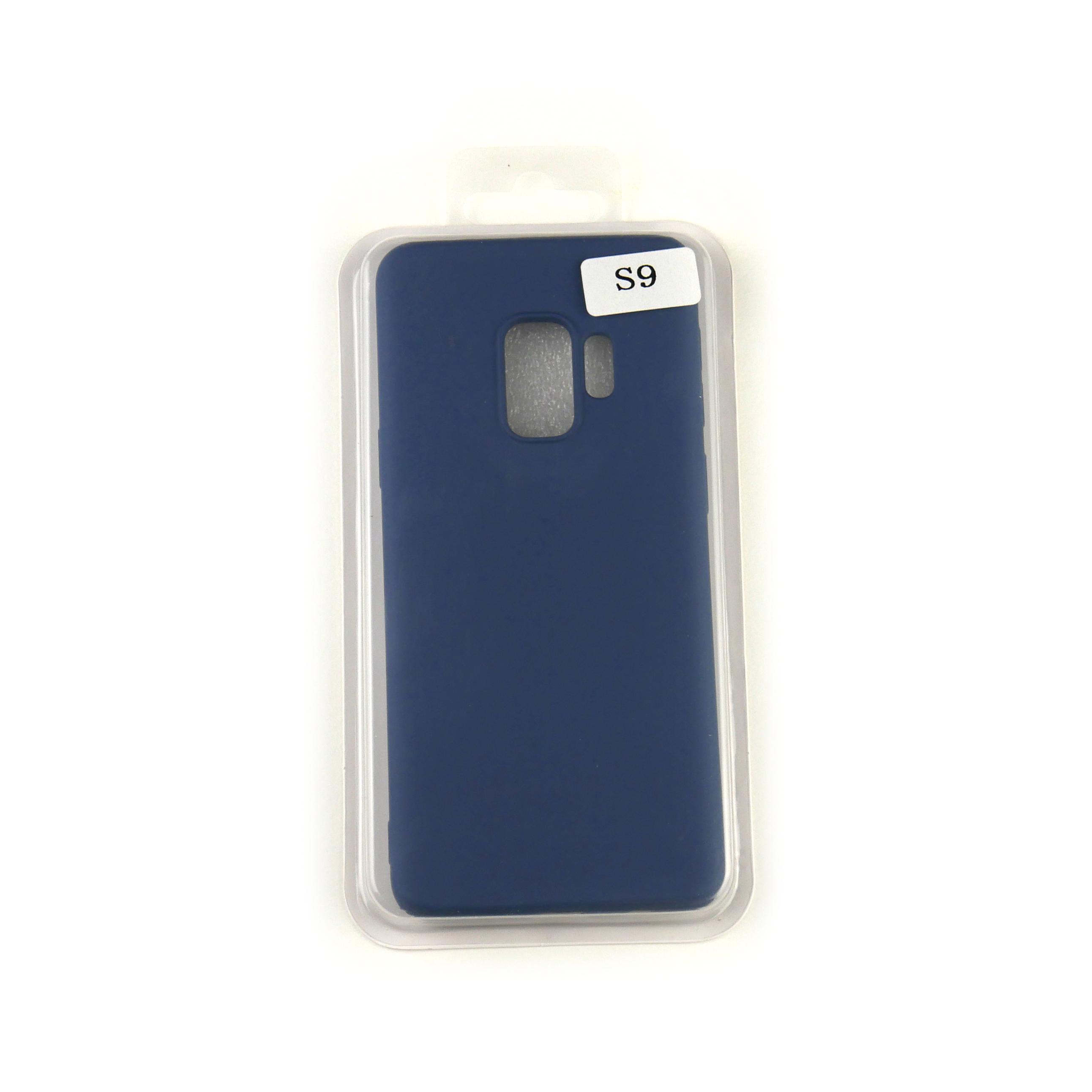 Чехол Silicone Case Full Cover Samsung S9 Синий