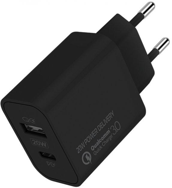 Сетевое зарядное устройство 18w PD 889 USB+type C Мatrix НФ-00006445 (IR004081)