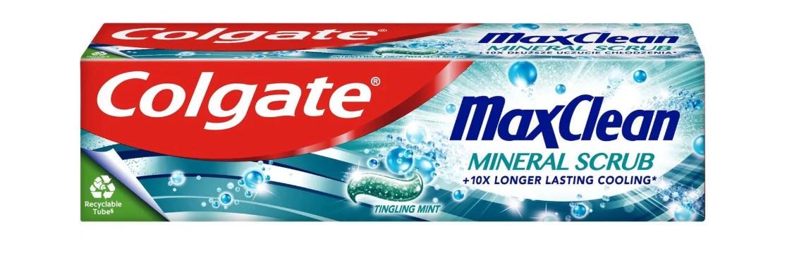 Зубная паста Colgate Max Clean Mineral Scrub 75 мл (2466169358) - фото 3 Зубная паста Colgate Max Clean Mineral Scrub 75 мл (2466169358) - фото 3