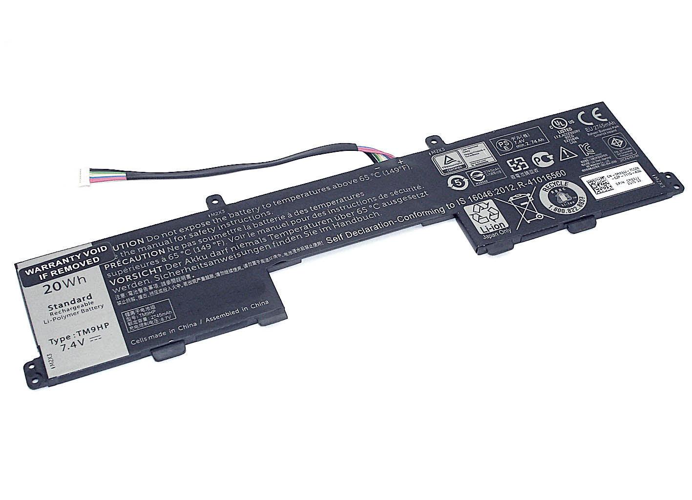 Аккумулятор для ноутбука Dell TM9HP Latitude 13 7350 7,4 V 2700 mAh