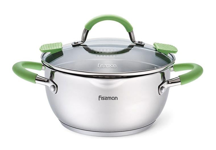 Каструля Fissman Charlotte з кришкою-друшляком 2,5 л